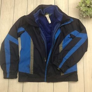 L.L. Bean Adventure 3-in-1 Parka Sz8. EUC BLUE ❄️
